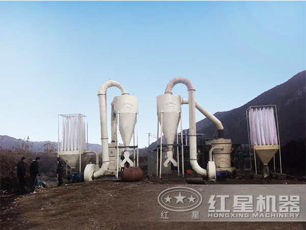 石灰石磨粉機(jī)生產(chǎn)現(xiàn)場
