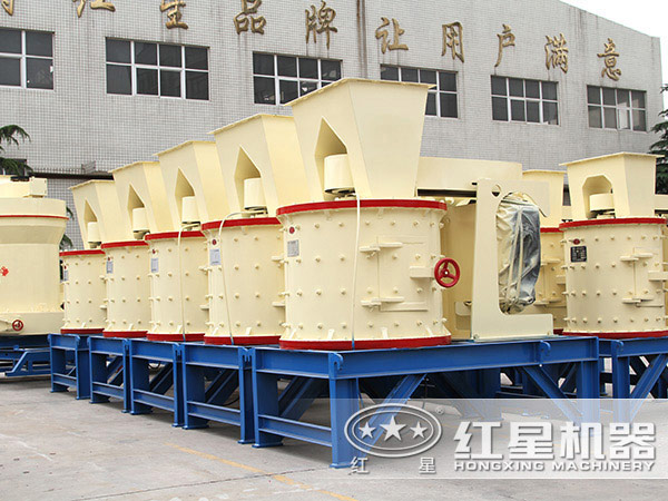 河卵石復合式破碎機設備廠區(qū)