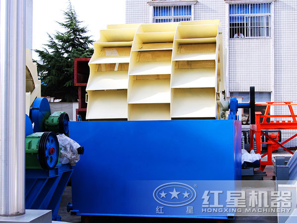 三排輪斗式河砂洗砂機