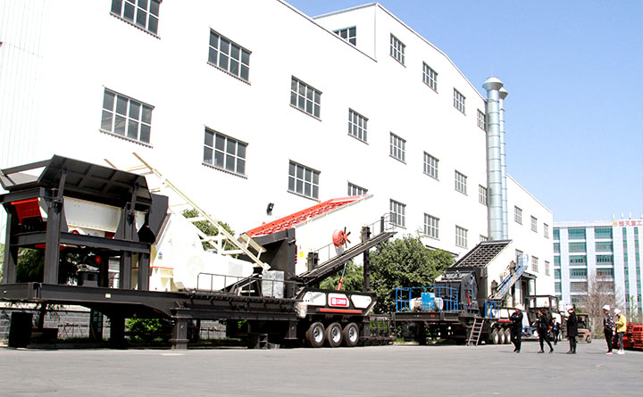 紅星小型移動(dòng)一體式制砂機(jī)廠家