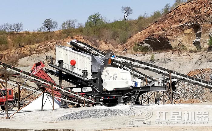 單機作業(yè)：移動反擊式破碎機