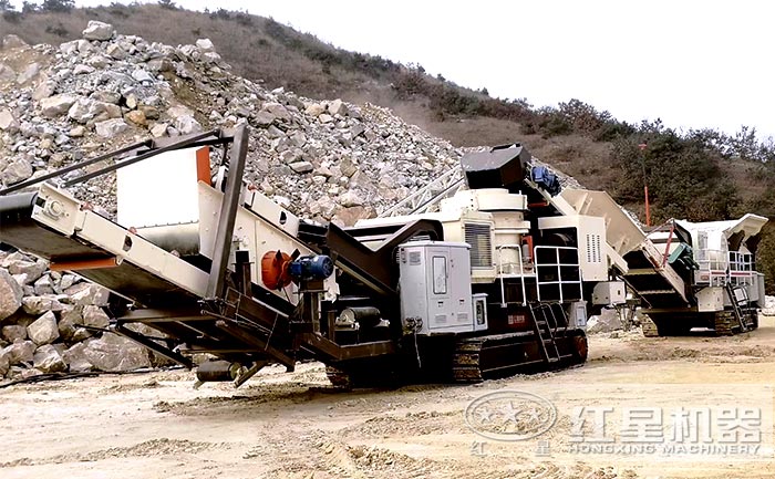 履帶式移動(dòng)鄂式破碎機(jī)設(shè)備