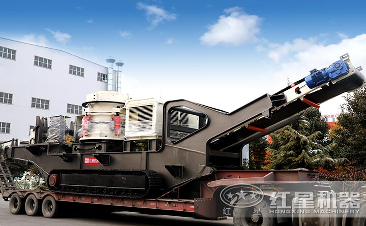 車載流動打石機發貨實拍