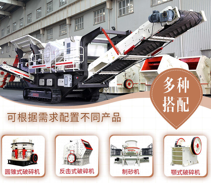 車載式制砂機(jī)有多種搭配
